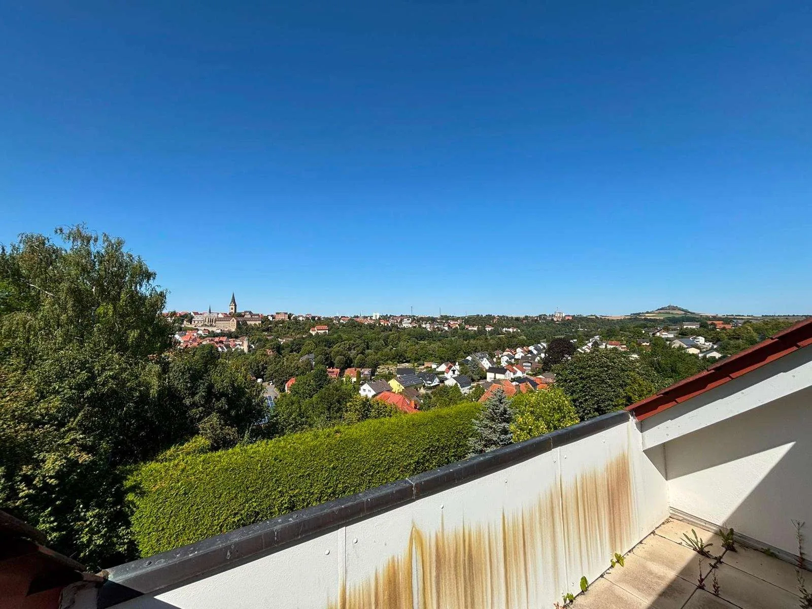 Blick über Wohngebiete in Westfalen