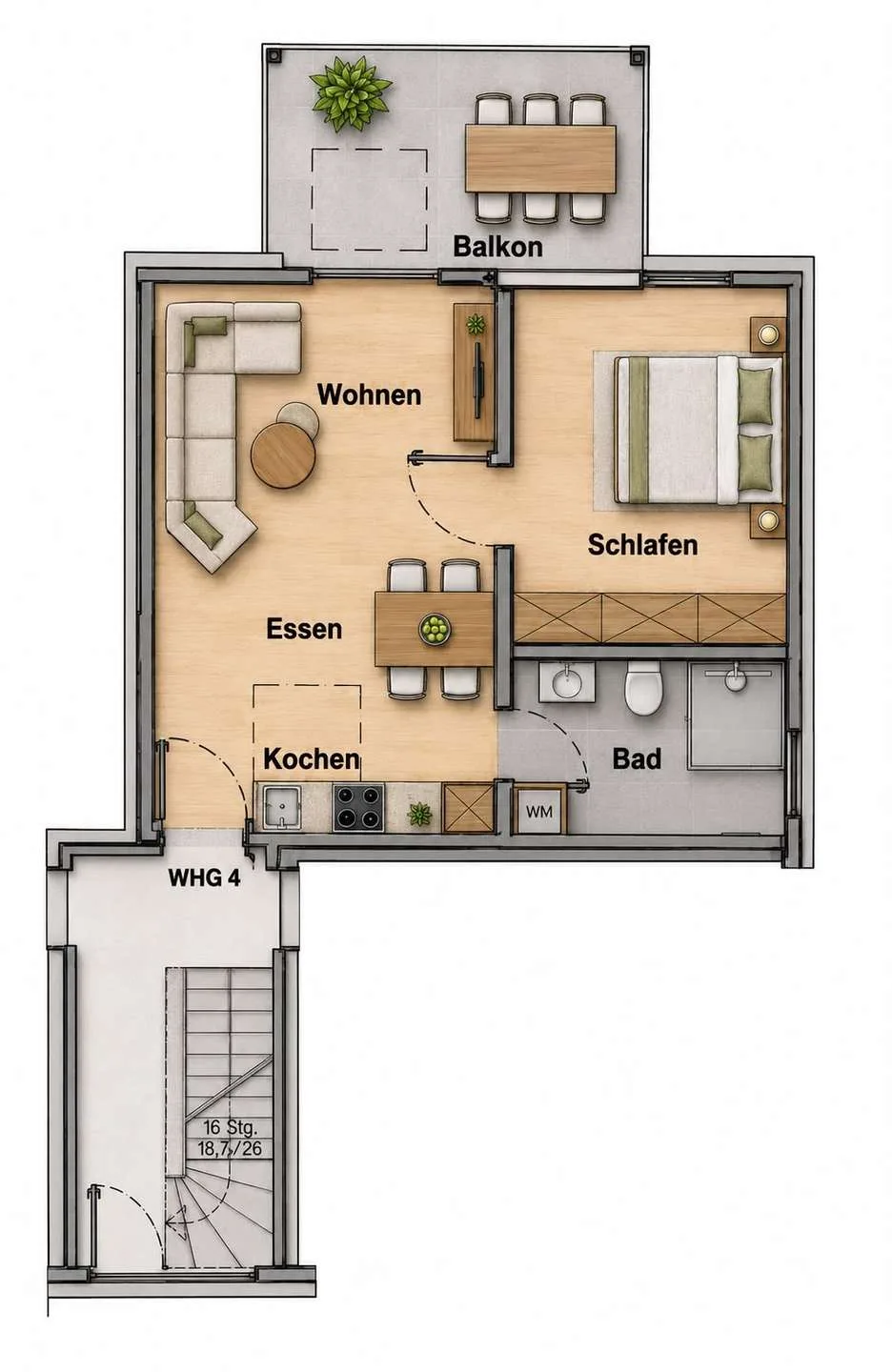 Neubau Eigentumswohnung in Lippstadt Hörste zu verkaufen! – Foto 1