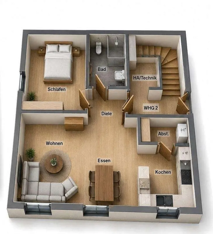 Neubau Erdgeschosswohnung in Erwitte zu verkaufen!