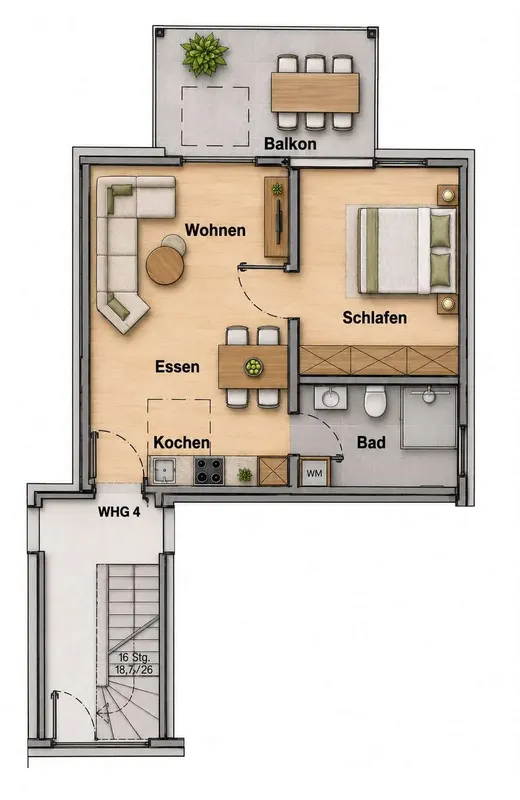 Neubau Eigentumswohnung in Lippstadt Hörste zu verkaufen!